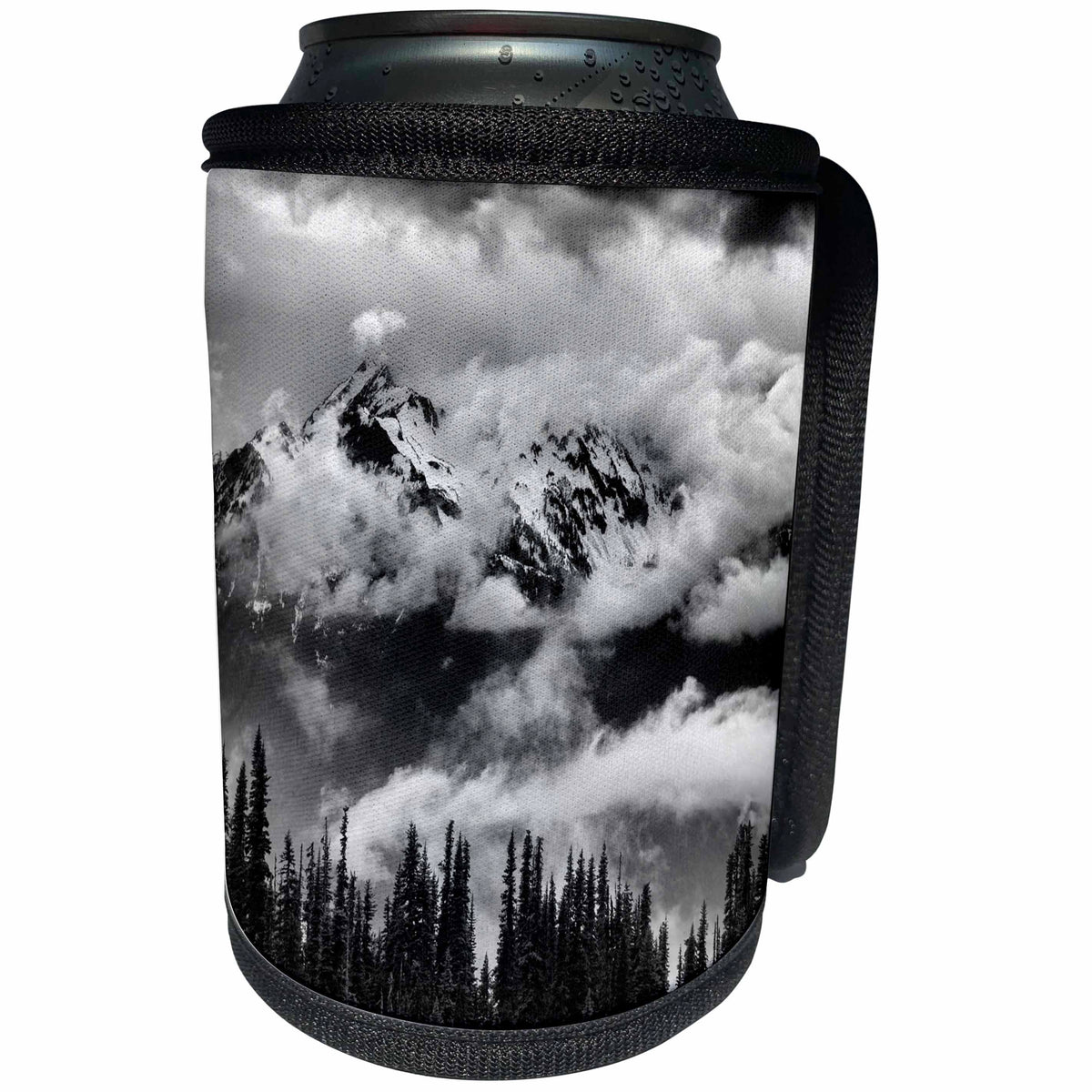 3dRose Danita Delimont - Olympic National Park - Washington State, Olympic National Park, Mount Carrie and Glacier - Can Cooler Bottle Wrap (cc_251496)