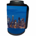 3dRose Danita Delimont - Seattle - WA, Seattle, skyline view over Elliott Bay from West Seattle - Can Cooler Bottle Wrap (cc_251530)