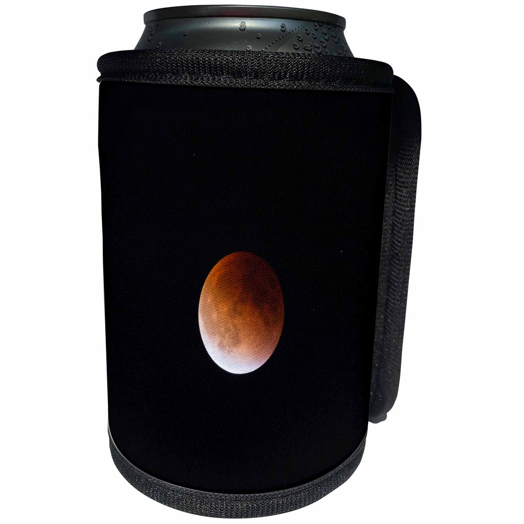 3dRose Danita Delimont - Moon - Washington State, Seattle, Lunar Eclipse, total lunar eclipse. - Can Cooler Bottle Wrap (cc_251554)