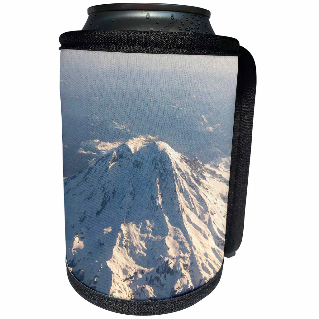 3dRose Danita Delimont - Mount Rainier - Washington State, Mt. Rainier aerial. Native American name Tahoma. - Can Cooler Bottle Wrap (cc_251565)
