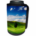 3dRose Danita Delimont - Washington - Washington State, Colfax, Rolling wheat fields with lone tree 01 - Can Cooler Bottle Wrap (cc_251572)