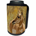 3dRose Danita Delimont - Pronghorn - Female Pronghorn, Lamar Valley, Yellowstone National Park, Wyoming - Can Cooler Bottle Wrap (cc_251596)