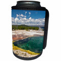 3dRose Danita Delimont - Yellowstone - Abyss Pool, West Thumb Geyser Basin, Yellowstone National Park, WY - Can Cooler Bottle Wrap (cc_251597)