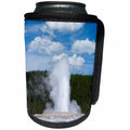 3dRose Danita Delimont - Yellowstone - Eruption, Old Faithful, Yellowstone National Park, Wyoming, USA - Can Cooler Bottle Wrap (cc_251600)