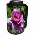 3dRose Patricia Sanders Flowers - Love is Patient Rose - Can Cooler Bottle Wrap (cc_25184)