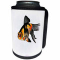 3dRose Taiche - Acrylic Painting - Fish - Demekin Goldfish Isolated On White - Can Cooler Bottle Wrap (cc_251987)