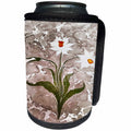 3dRose Taiche - Acrylic Painting - Narcissus - Narcissus On Marble - Can Cooler Bottle Wrap (cc_252000)