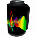 3dRose Sven Herkenrath Music - Colorful Music Sheet Clef Style - Can Cooler Bottle Wrap (cc_252087)