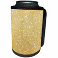 3dRose Sven Herkenrath Glitter - Golden Luxury Glitter Glamour Style - Can Cooler Bottle Wrap (cc_252111)