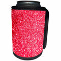3dRose Sven Herkenrath Glitter - Red Glitter Shiny Glamour Glimmer - Can Cooler Bottle Wrap (cc_252118)