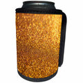 3dRose Sven Herkenrath Glitter - Golden Luxury Glitter Glamour Style - Can Cooler Bottle Wrap (cc_252120)