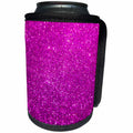 3dRose Sven Herkenrath Glitter - Purple Glitter Shiny Sparkly Diamonds - Can Cooler Bottle Wrap (cc_252121)