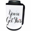3dRose Janna Salak Designs Inspirational Art - Youve Got This - Can Cooler Bottle Wrap (cc_252150)