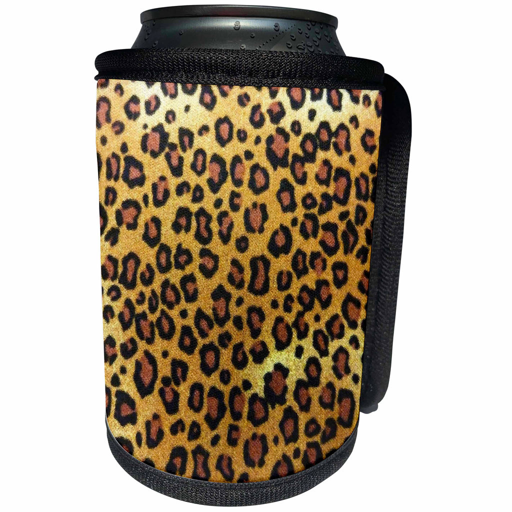 3dRose Florene Decorative - Wild Spots - Can Cooler Bottle Wrap (cc_25219)