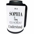 3dRose BrooklynMeme Names - Its a Sophia thing - Can Cooler Bottle Wrap (cc_252215)