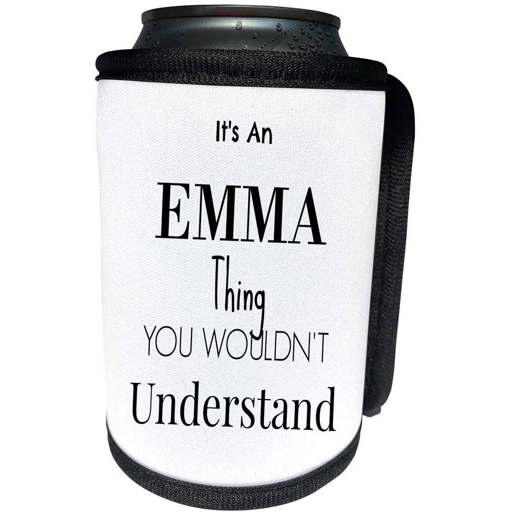 3dRose BrooklynMeme Names - Its an Emma thing - Can Cooler Bottle Wrap (cc_252216)