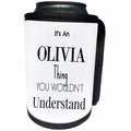 3dRose BrooklynMeme Names - Its an Olivia thing - Can Cooler Bottle Wrap (cc_252217)