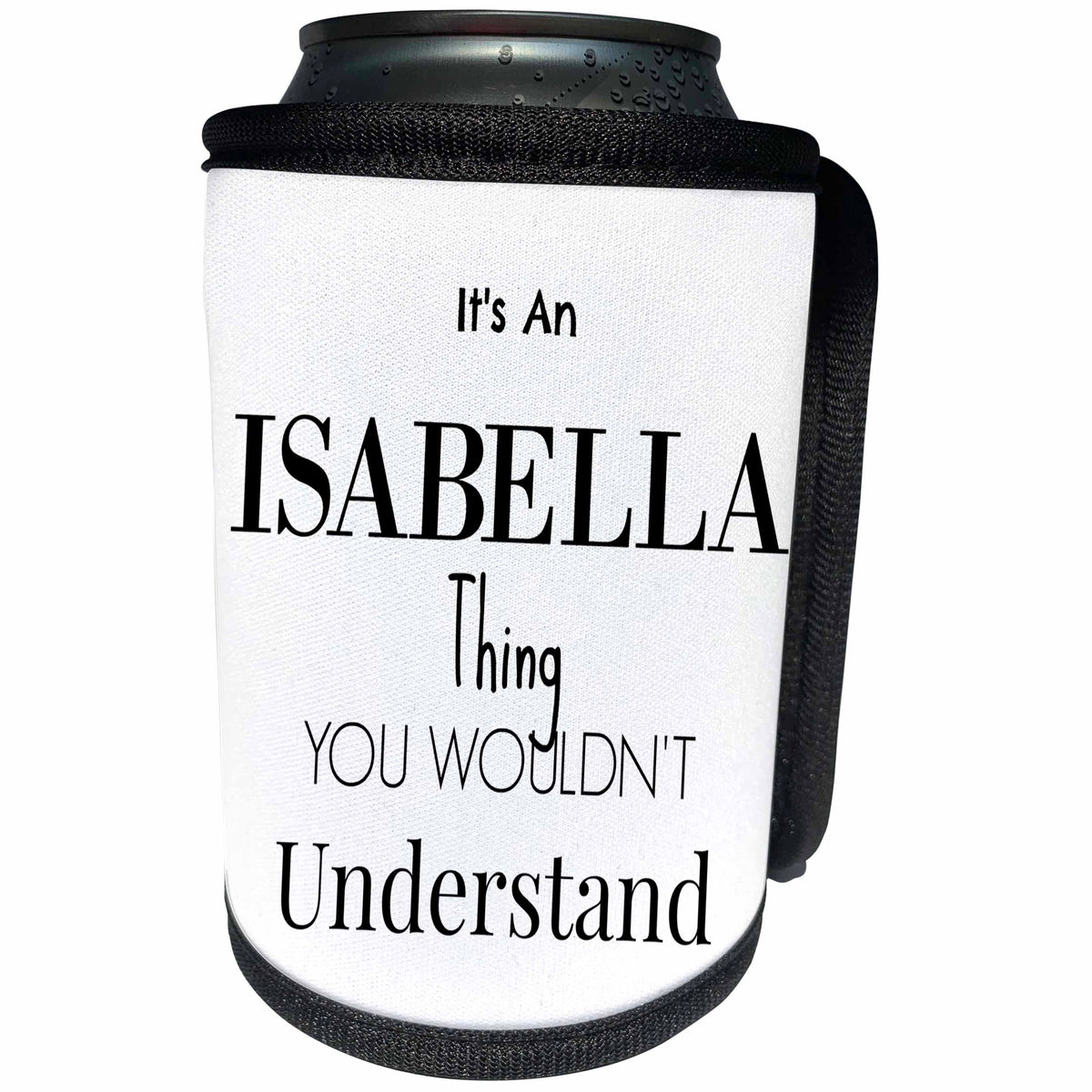 3dRose BrooklynMeme Names - Its an Isabella thing - Can Cooler Bottle Wrap (cc_252218)