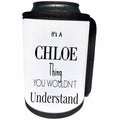 3dRose BrooklynMeme Names - Its a Chloe thing - Can Cooler Bottle Wrap (cc_252222)