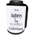3dRose BrooklynMeme Names - Its an Aubrey thing - Can Cooler Bottle Wrap (cc_252229)