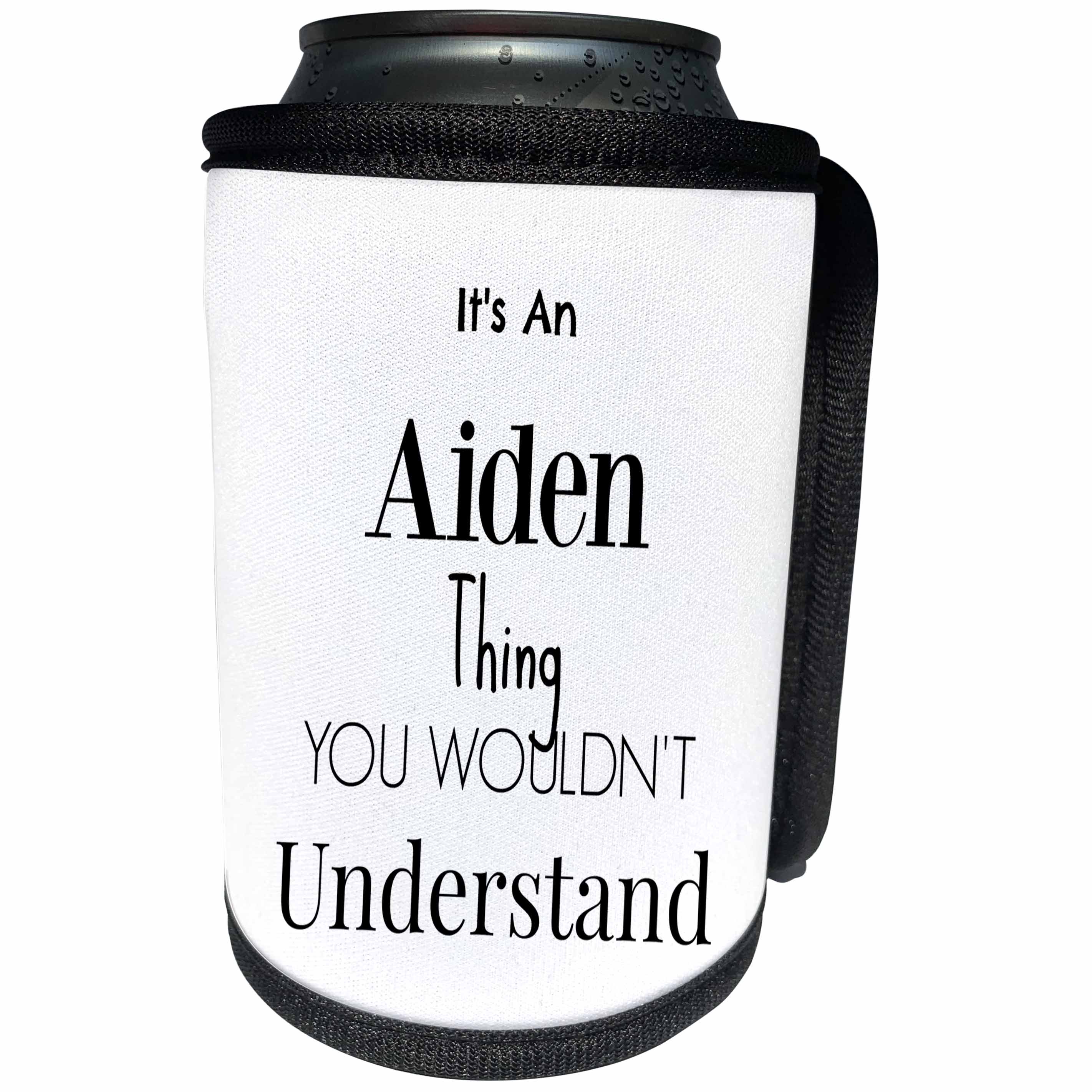3dRose BrooklynMeme Names - Its an Aiden thing - Can Cooler Bottle Wrap (cc_252235)