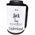 3dRose BrooklynMeme Names - Its a Jack thing - Can Cooler Bottle Wrap (cc_252244)