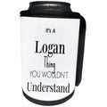 3dRose BrooklynMeme Names - Its a Logan thing - Can Cooler Bottle Wrap (cc_252245)