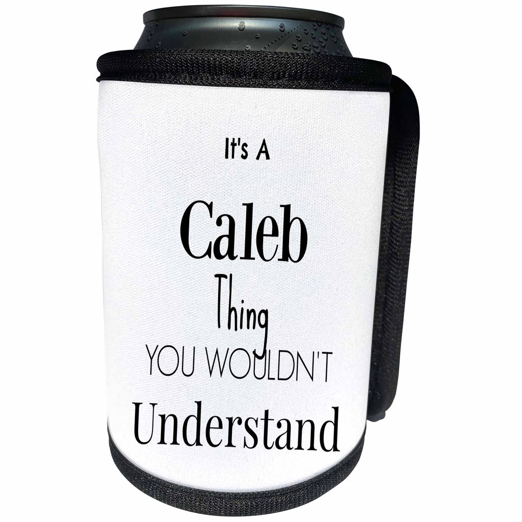 3dRose BrooklynMeme Names - Its a Caleb thing - Can Cooler Bottle Wrap (cc_252247)