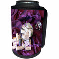 3dRose Florene Humor - Wine lovers Motto - Can Cooler Bottle Wrap (cc_25226)