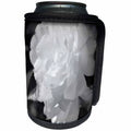 3dRose WhiteOaks Photography and Artwork - Camellia Flower - Black and White Camellia is a black and white photo of a camellia - Can Cooler Bottle Wrap (cc_252511)