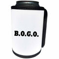 3dRose Florene Humorous Instructions - Image of Funny Sign Says BOGO Short For Buy 1 Get 1 Free - Can Cooler Bottle Wrap (cc_252581)