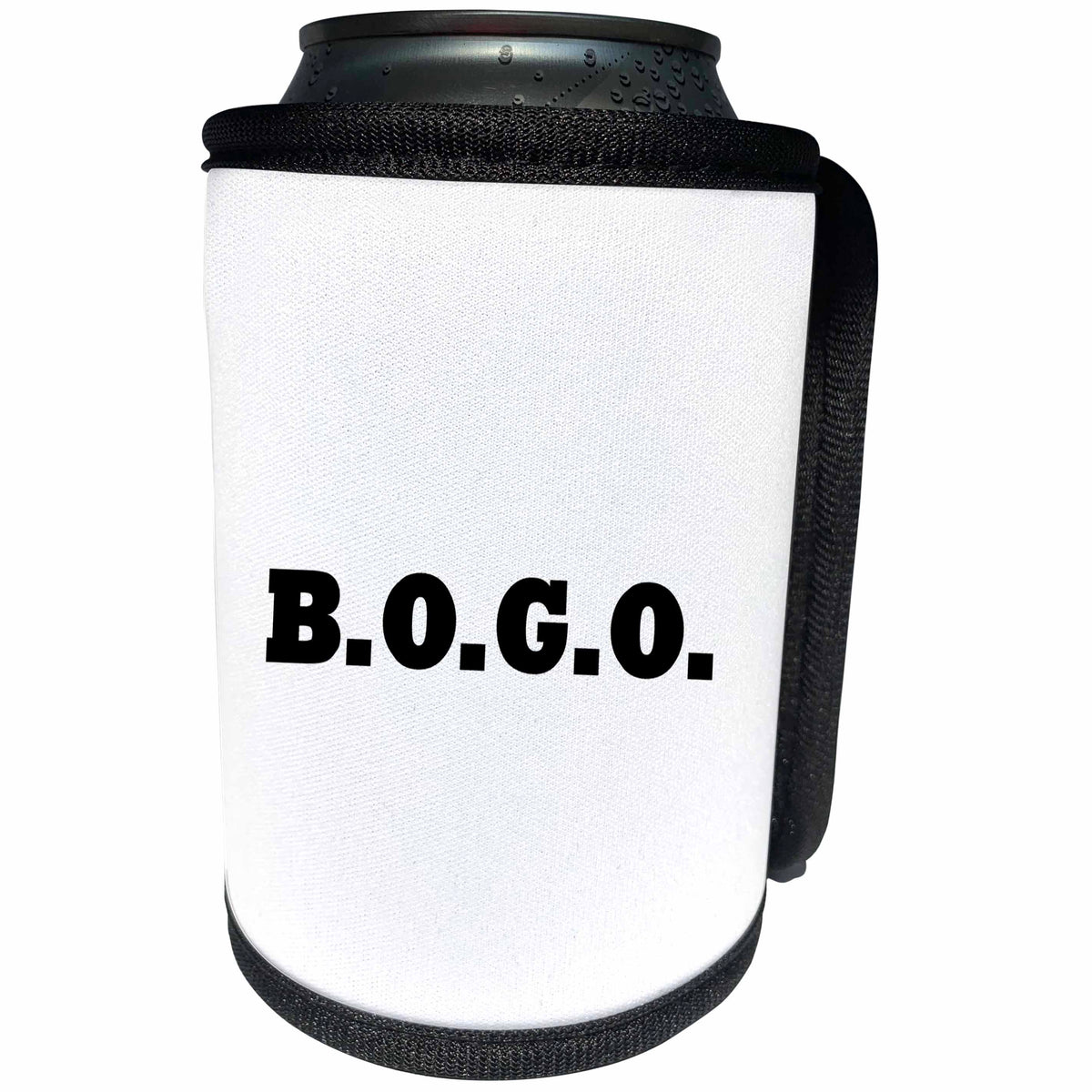 3dRose Florene Humorous Instructions - Image of Funny Sign Says BOGO Short For Buy 1 Get 1 Free - Can Cooler Bottle Wrap (cc_252581)