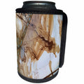 3dRose Florene Granite And Marble Abstracts - Image of Blue And Tan Granite - Can Cooler Bottle Wrap (cc_252630)