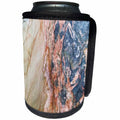 3dRose Florene Granite And Marble Abstracts - Image of Blue Multi Color Granite - Can Cooler Bottle Wrap (cc_252636)