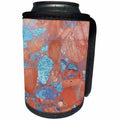 3dRose Florene Granite And Marble Abstracts - Image of Rusty Blue Granite - Can Cooler Bottle Wrap (cc_252637)