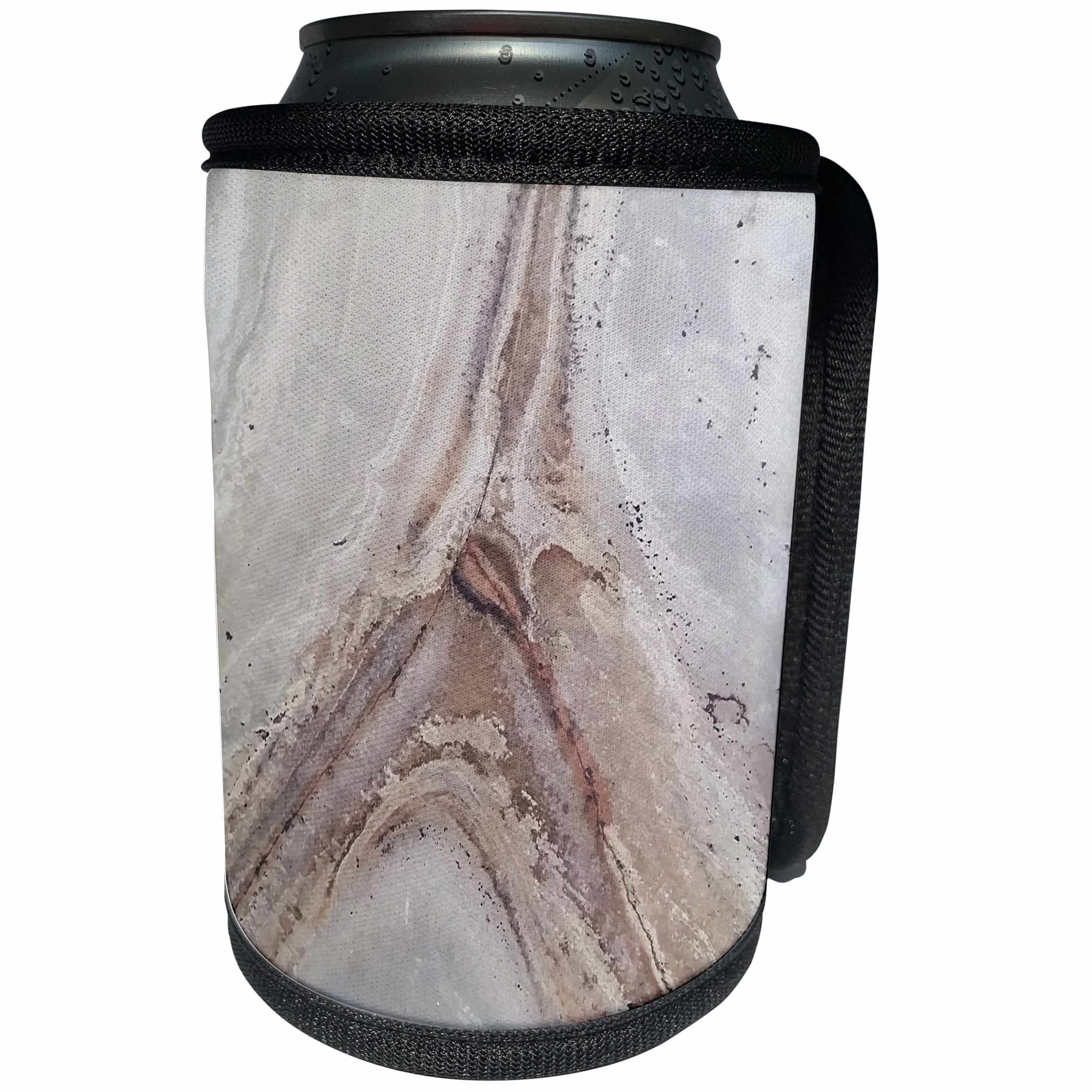 3dRose Florene Granite And Marble Abstracts - Image of Gray And Rose Eiffel Tower Abstract - Can Cooler Bottle Wrap (cc_252646)