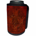 3dRose Heike Köhnen Design Vintage - Wonderful vintage design with floral elements - Can Cooler Bottle Wrap (cc_252740)