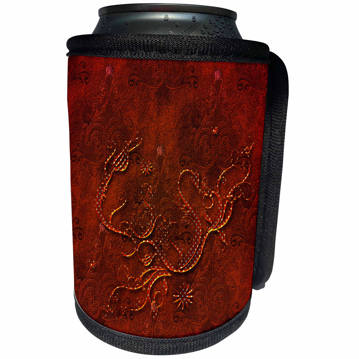 3dRose Heike Köhnen Design Vintage - Wonderful vintage design with floral elements - Can Cooler Bottle Wrap (cc_252740)