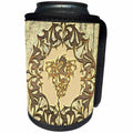 3dRose Heike Köhnen Design Fantasy - Wonderful dragon with tribal - Can Cooler Bottle Wrap (cc_252763)