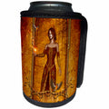 3dRose Heike Köhnen Design Fantasy - Beautiful fairy with birds - Can Cooler Bottle Wrap (cc_252770)