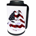 3dRose Anne Marie Baugh - USA Flag - USA Flag Lips - Can Cooler Bottle Wrap (cc_252951)