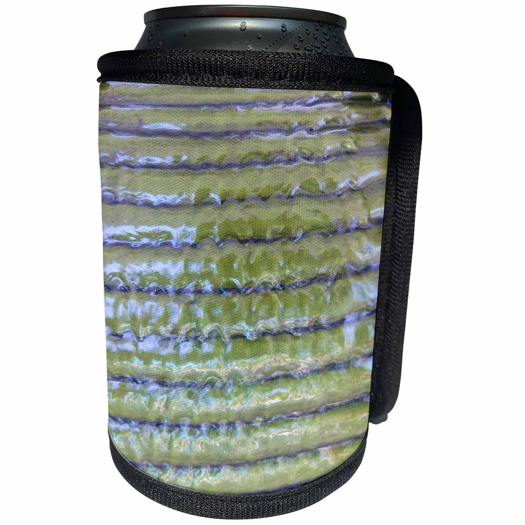 3dRose Florene Designer Texture - Falling Water - Can Cooler Bottle Wrap (cc_25297)