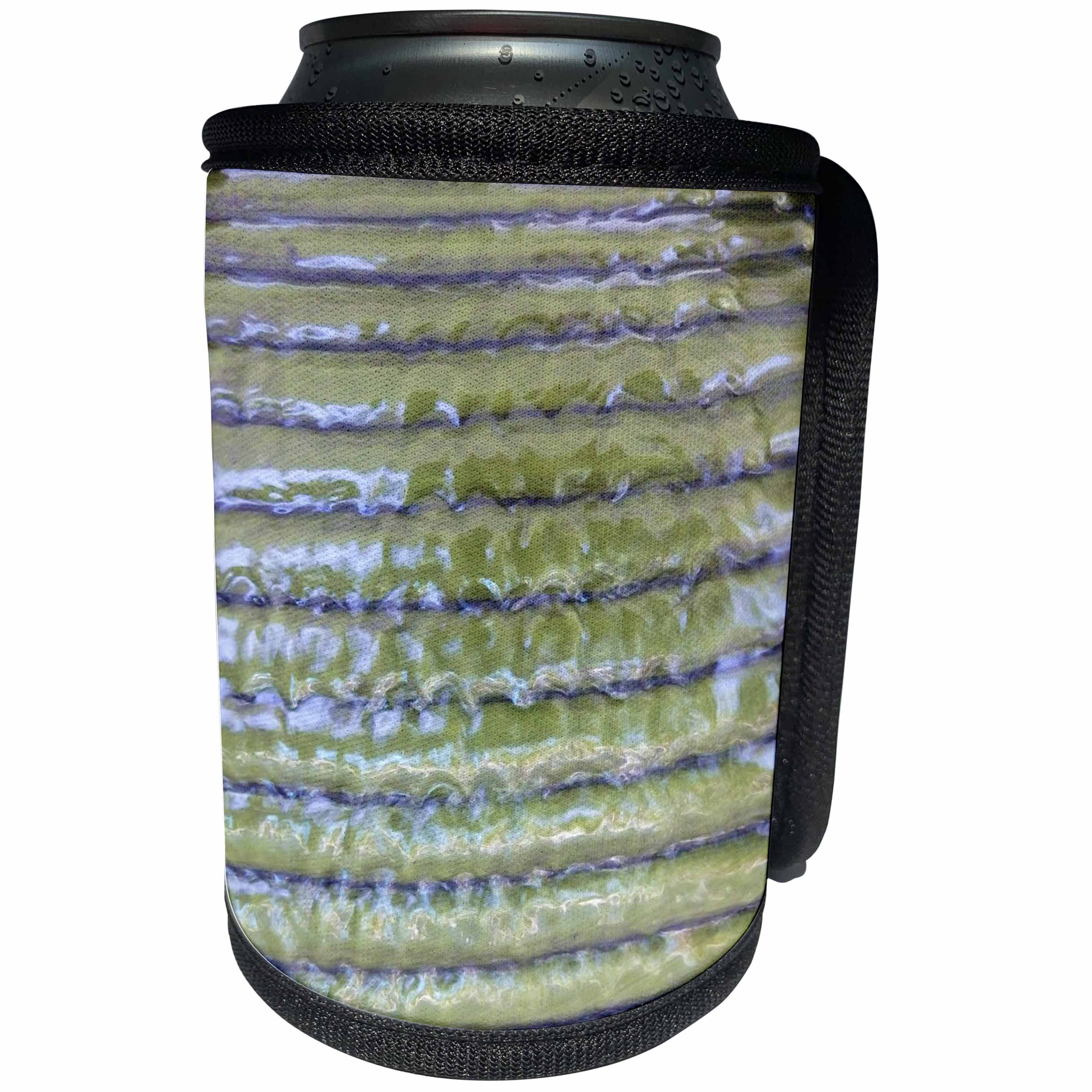 3dRose Florene Designer Texture - Falling Water - Can Cooler Bottle Wrap (cc_25297)