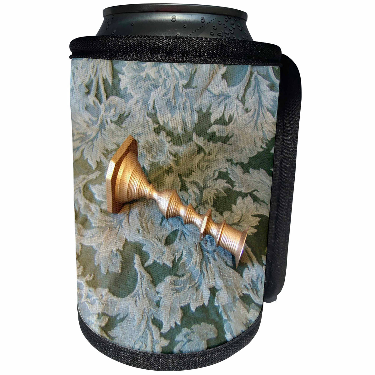 3dRose Florene Decorative - One Candlestick Makes It - Can Cooler Bottle Wrap (cc_25305)