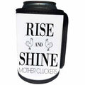 3dRose BrooklynMeme Funny Sayings - Rise and Shine Mother Cluckers - Can Cooler Bottle Wrap (cc_253050)