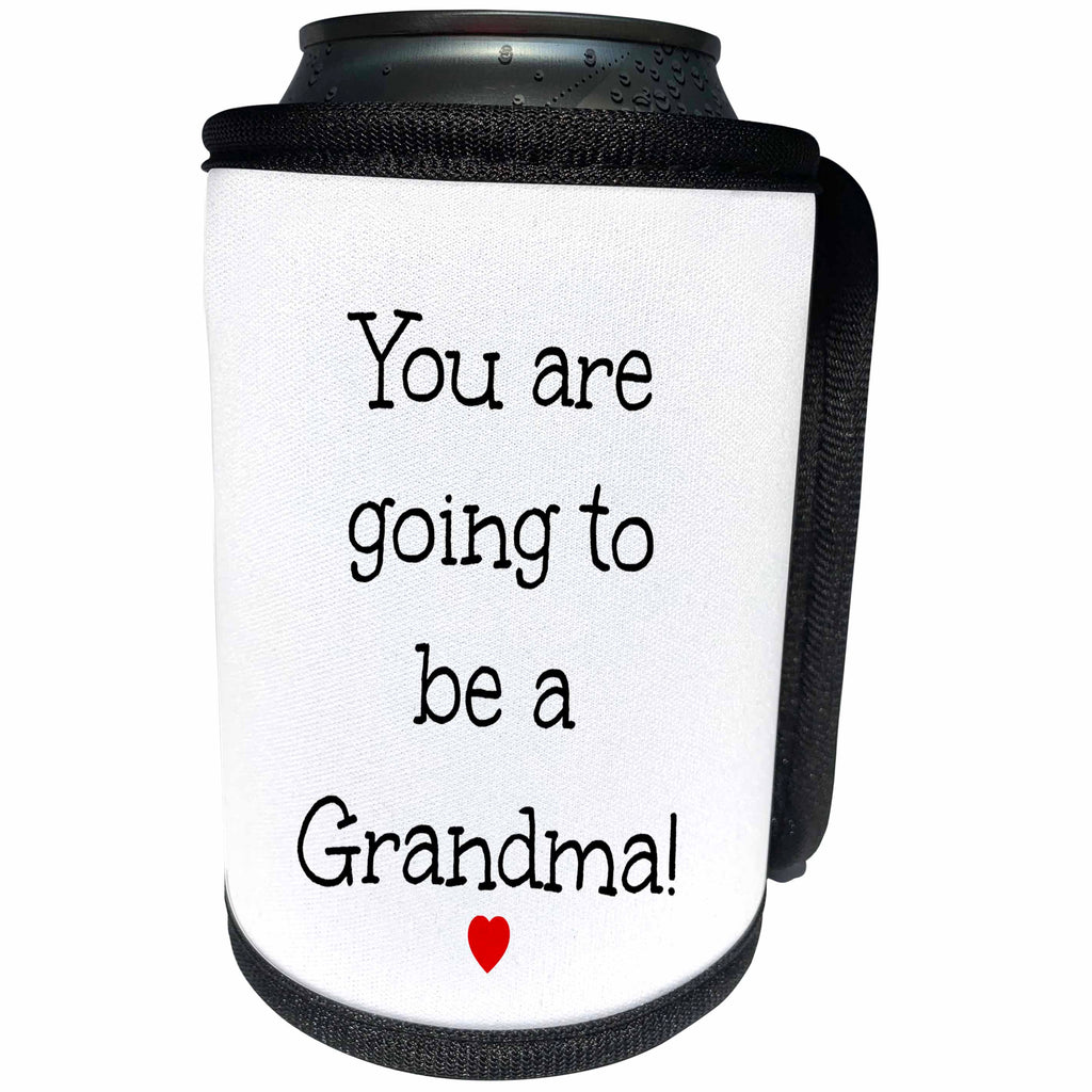 3dRose BrooklynMeme Sayings - You are going to be a Grandma - Can Cooler Bottle Wrap (cc_253053)