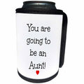 3dRose BrooklynMeme Sayings - You are going to be an Aunt - Can Cooler Bottle Wrap (cc_253055)
