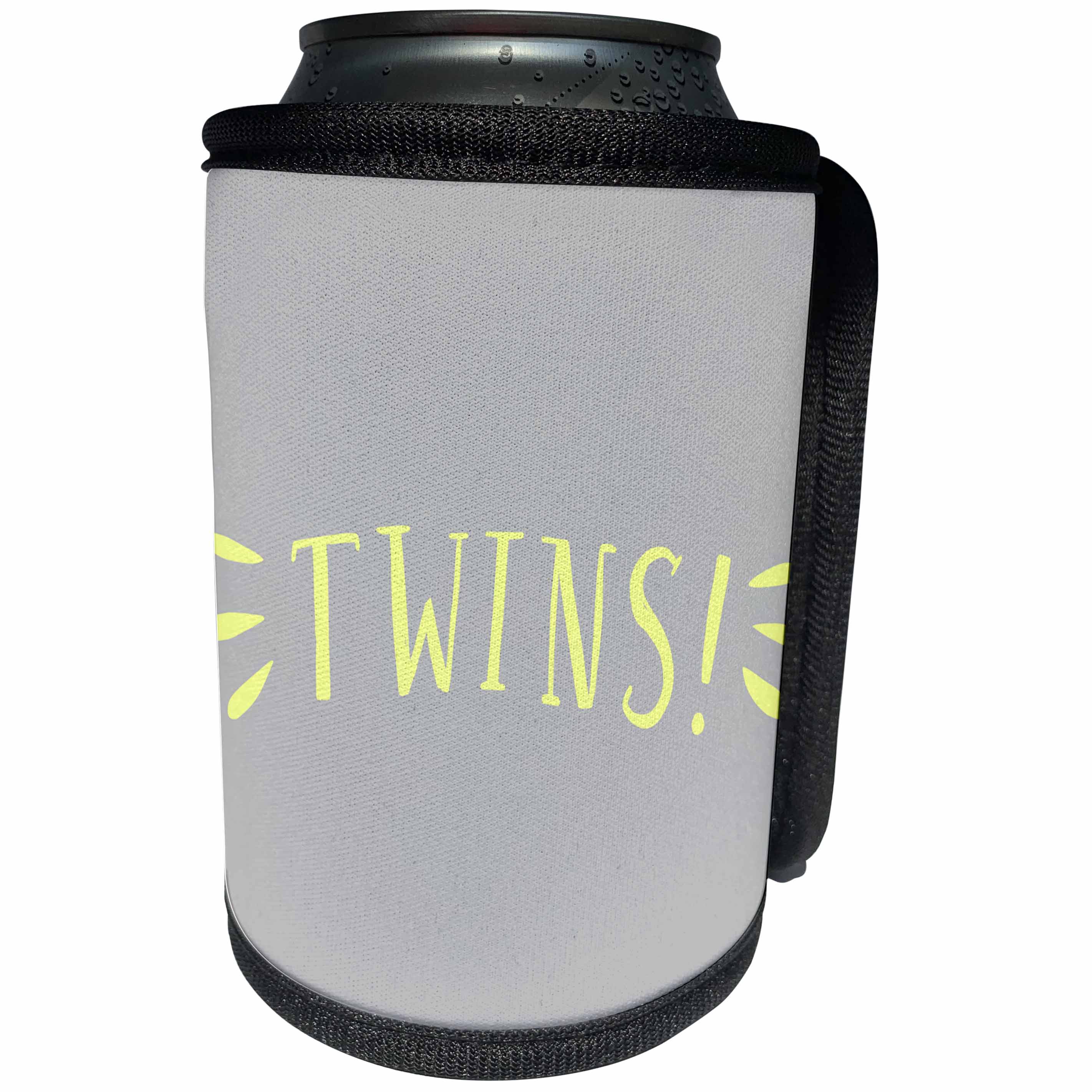 3dRose BrooklynMeme Sayings - Twins - Can Cooler Bottle Wrap (cc_253062)