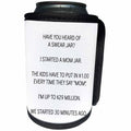 3dRose BrooklynMeme Funny Sayings - Mom Jar - Can Cooler Bottle Wrap (cc_253064)