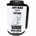 3dRose BrooklynMeme Dogs - Bulldog Daddy - Can Cooler Bottle Wrap (cc_253068)